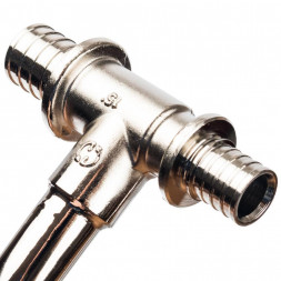 SFA-0026-202516 STOUT Трубка для подкл-я радиатора, Т-образная 20/15/16 для труб из сшитого полиэтилена аксиальный (3400K8N201516B)