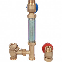 SDG-0007-002001 STOUT Насосная группа с 3-х ходовым приводным смесителем 3/4  без насоса