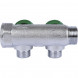 SMB-6850-341202 STOUT Коллектор регулирующий 3/4 , 2 отвода 1/2 под компрессионный фитинг для полимерных труб