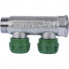 SMB-6850-341202 STOUT Коллектор регулирующий 3/4 , 2 отвода 1/2 под компрессионный фитинг для полимерных труб