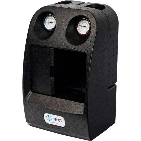 SDG-0001-002501 STOUT Насосная группа с прямым контуром 1  без насоса в теплоизоляции