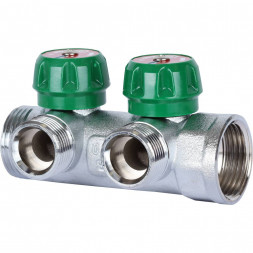 SMB-6850-013402 STOUT Коллектор регулирующий 1 , 2 отвода 3/4  ЕК