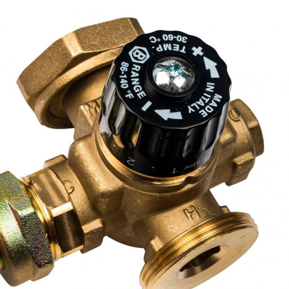 SDG-0002-002501 STOUT Насосная группа с термостатическим смесительным клапаном 1  без насоса