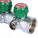 SMB-6850-011202 STOUT Коллектор регулирующий 1 , 2 отвода 1/2 под компрессионный фитинг для полимерных труб