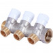 SMB 6852 341203 STOUT Коллектор распределительный 3/4 , 3 отвода 1/2  плоское уплотнение