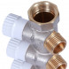 SMB 6852 341203 STOUT Коллектор распределительный 3/4 , 3 отвода 1/2  плоское уплотнение
