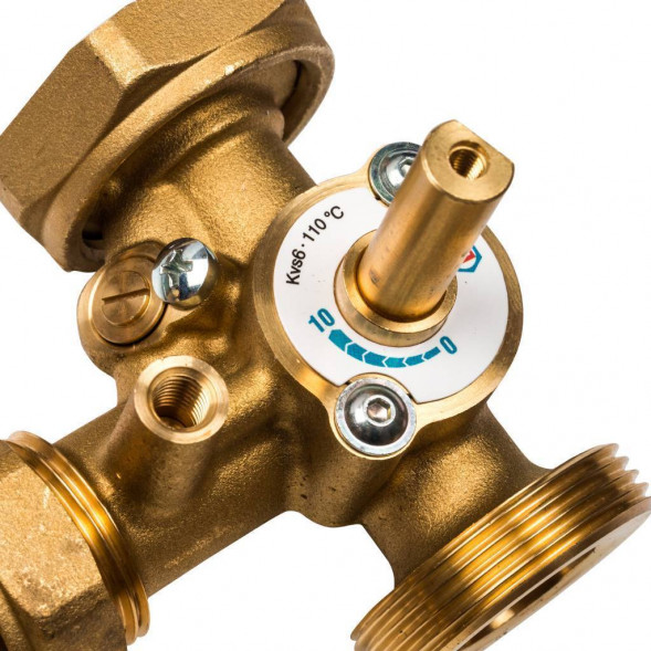 SDG-0007-002501 STOUT Насосная группа с 3-х ходовым приводным смесителем 1  без насоса