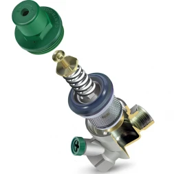 Редуктор давления мембранный 3/4" (ВР-ВР) никелированный ZEISSLER