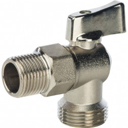 STOUT  1/2 на 3/4 Кран шаровой угловой для стиральных машин