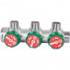 SMB-6850-341203 STOUT Коллектор регулирующий 3/4 , 3 отвода 1/2 под компрессионный фитинг для полимерных труб