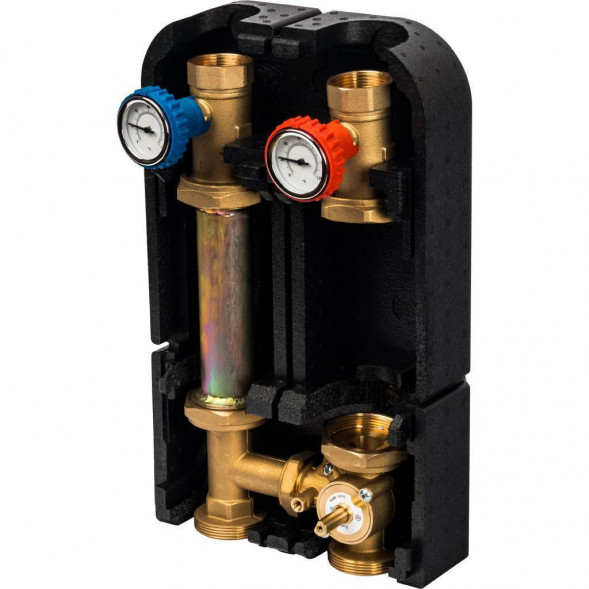 SDG-0007-003201 STOUT Насосная группа с 3-х ходовым приводным смесителем 1 1/4  без насоса DN 32