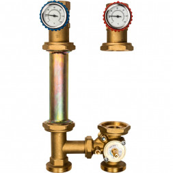 SDG-0007-003201 STOUT Насосная группа с 3-х ходовым приводным смесителем 1 1/4  без насоса DN 32