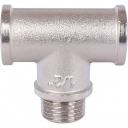 SFT-0065-121212 STOUT Тройник ВНВ никелированный 1/2 x1/2 x1/2 (270015N040404B)