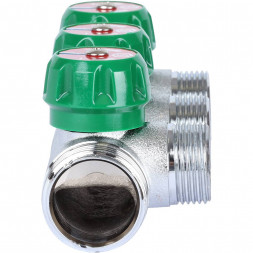 SMB-6850-013403 STOUT Коллектор регулирующий 1 , 3 отвода 3/4  ЕК