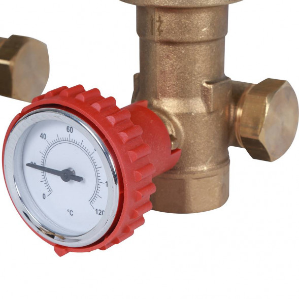 SDG-0015-002501 STOUT Насосная группа для твердотопливных котлов 1  без насоса