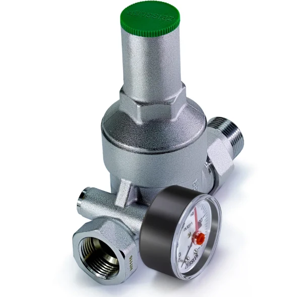 Редуктор давления 3/4" (ВР-НР) с манометром ZEISSLER