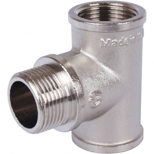 SFT-0065-343434 STOUT Тройник ВНВ никелированный 3/4 x3/4 x3/4 (270015N050505B)