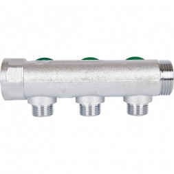 SMB-6850-011203 STOUT Коллектор регулирующий 1 , 3 отвода 1/2 под компрессионный фитинг для полимерных труб