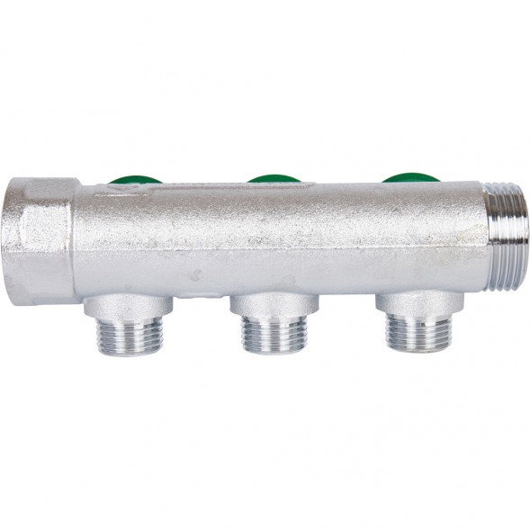 SMB-6850-011203 STOUT Коллектор регулирующий 1 , 3 отвода 1/2 под компрессионный фитинг для полимерных труб