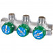 SMB-6850-011203 STOUT Коллектор регулирующий 1 , 3 отвода 1/2 под компрессионный фитинг для полимерных труб