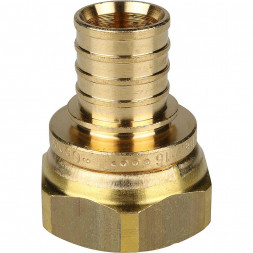 SFA-0019-002034 STOUT Переходник с накидной гайкой 20xG 3/4  для труб из сшитого полиэтилена аксиальный (3400C7H052028B)