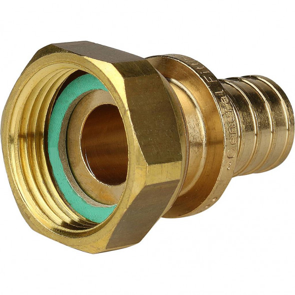 SFA-0019-002034 STOUT Переходник с накидной гайкой 20xG 3/4  для труб из сшитого полиэтилена аксиальный (3400C7H052028B)