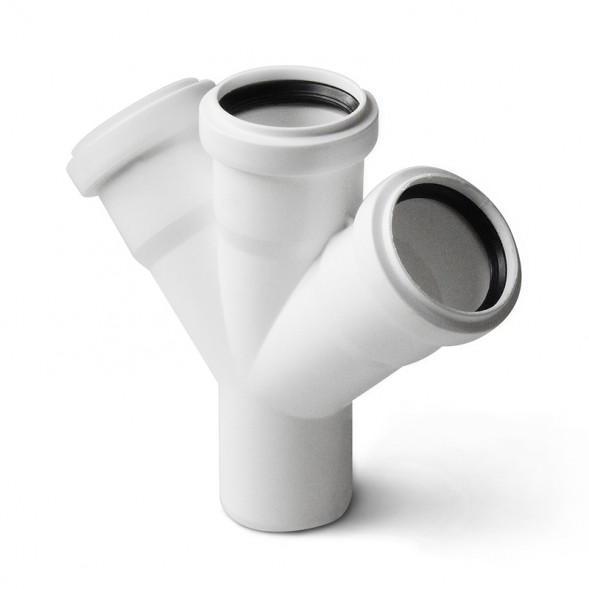 Крестовина одноплоскостная Pro Aqua Stilte Белая 50x50x50/45