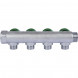 SMB-6850-341204 STOUT Коллектор регулирующий 3/4 , 4 отвода 1/2 под компрессионный фитинг для полимерных труб